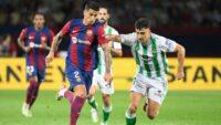 Le Barça lâche des points précieux face au Betis : la Liga relancée !