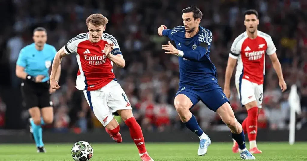 Ligue des Champions : Ødegaard promet l'enfer au PSG après la défaite à Londres