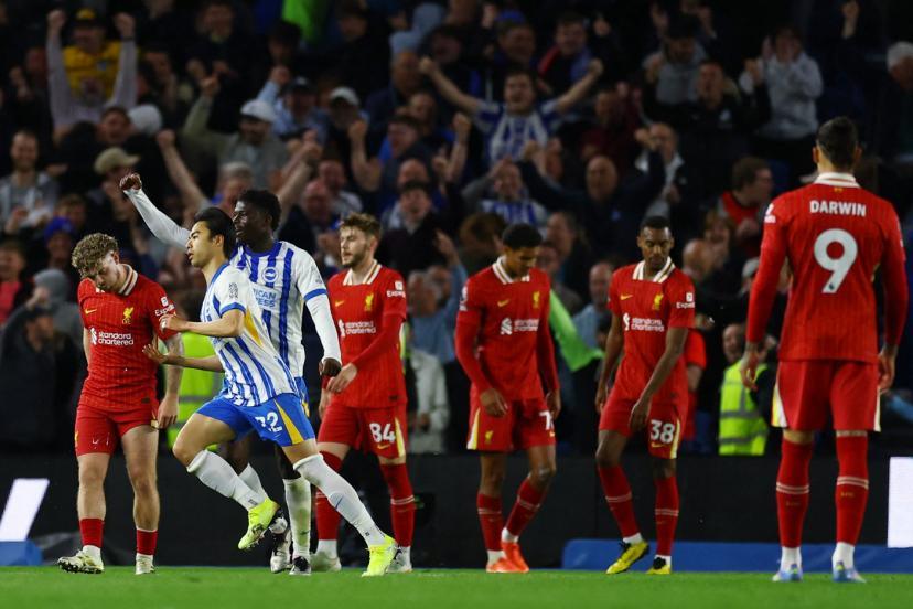 Brighton fait chuter Liverpool : un retournement spectaculaire au bout du suspense !