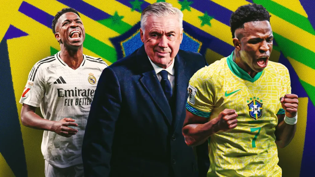 Carlo Ancelotti vers le Brésil : un match amical inédit face au Real Madrid en vue